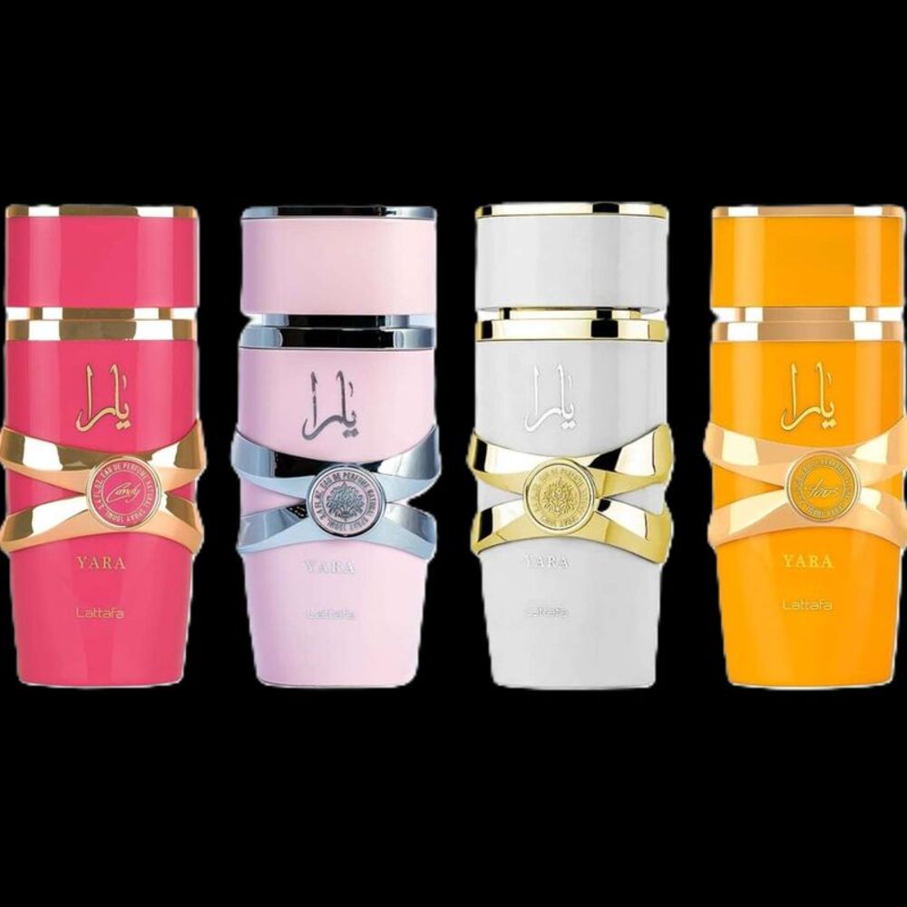 Lattafa Yara Women Fragrance Bundle(Yara+Moi+Tous+Candy) 4X0.85 oz EDP Spr - New